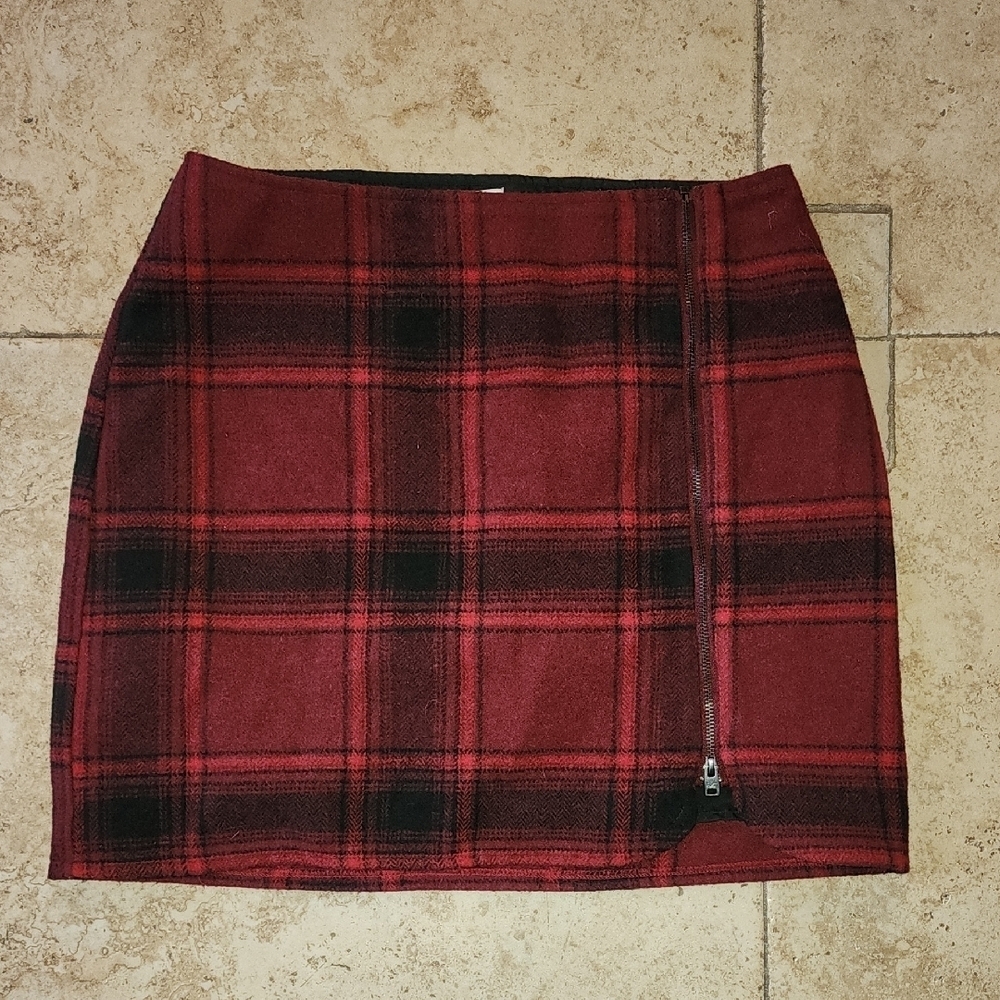 Hollister Plaid Mini Skirt